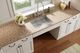 Elkay Crosstown® 2-Piece Polished Satin 25" x 22" x 6" 2-Hole Single Bowl Dual Mount ADA Sink Set-2