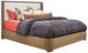 Flexsteel® Normandy Cream/Driftwood King Upholstered Panel Bed-0