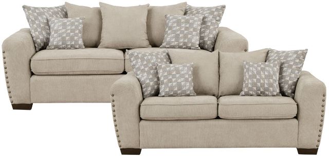 Homelegance® Silverthorne 2-Piece Beige Living Room Seating Set-0