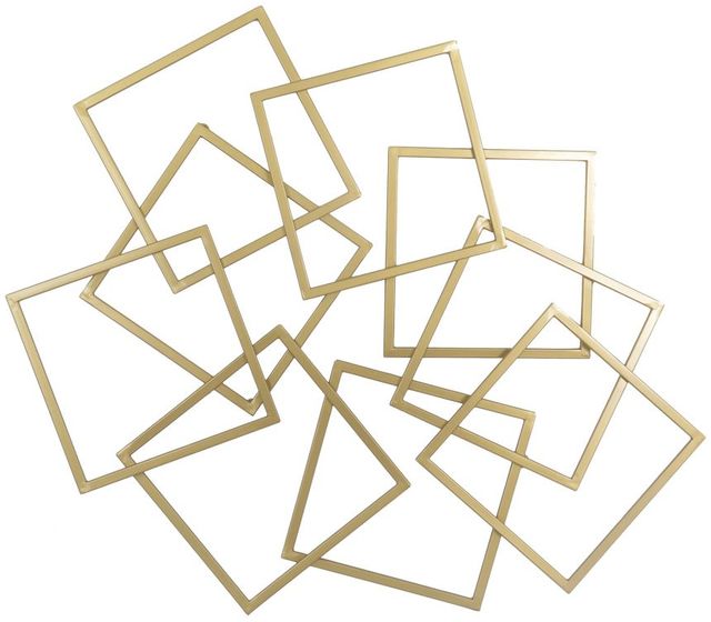 Moe's Home Collection Quad Gold Wall Art-0