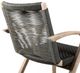 Armen Living Brielle Outdoor Charcoal Dining Chairs-3