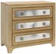 Stylecraft Taupe Brown and Mirror Drawer Chest-0