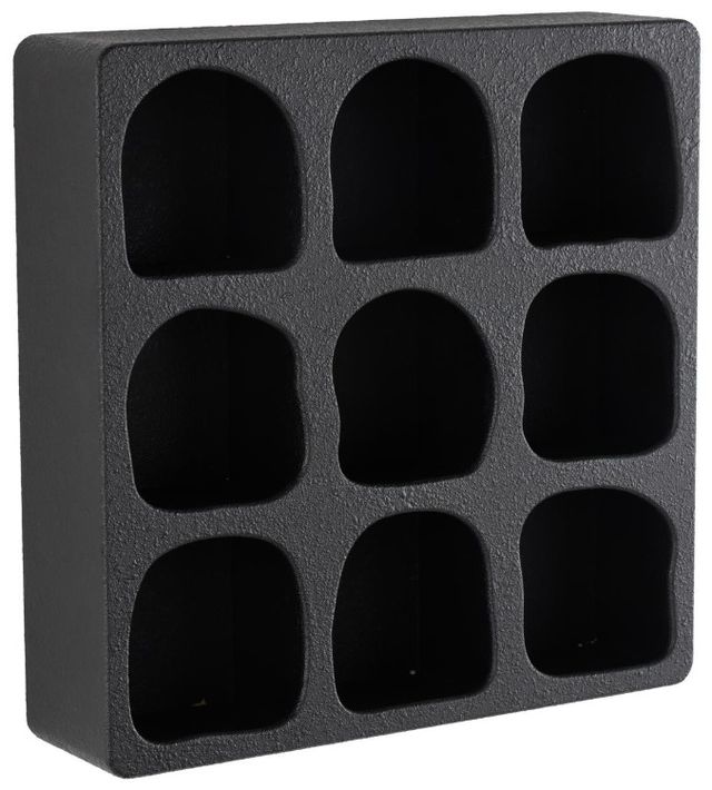 Deco Marche Black 19" Wall Shelf-0