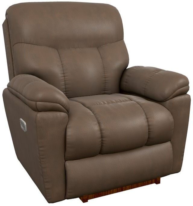 La-Z-Boy® Morrison Whiskey Power Rocking Recliner with Headrest-0