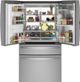 GE Profile™ 36'' 22.3 Cu. Ft. Fingerprint Resistant Stainless Smart Counter Depth French Door Refrigerator with Door In Door-3