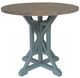 Cottage Creek Furniture Beach View Brown Counter Dining table with Distressed Blue Base-0