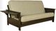 Kodiak Furniture Jozie Graystone/Natural Beauty Cloud Full Futon Frame with Mattress-0