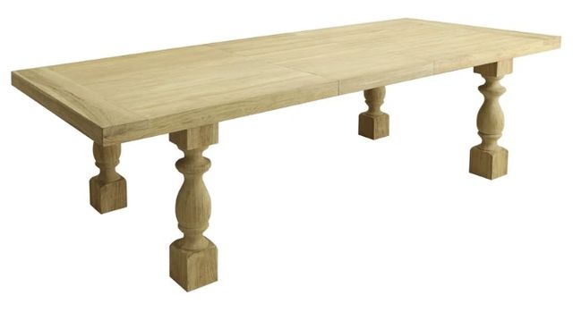 YHD Lynchart Farm Brown Extension Dining Table-0