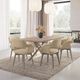 Amisco Customizable Ascencio 84" Rectangular Dining Table with 1.63" Thermo Fused Laminate Top-3
