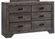 Elements International Nathan 3-Piece Gray Oak Queen Bedroom Collection-3
