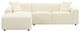 TOV Furniture Olafur 2-Piece Cream Left-Arm Facing Sectional and Chaise-3