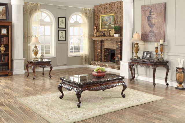 Homelegance® Mariacarla Dark Cherry End Table-1