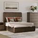 Flexsteel® Athens Chocolate Brown Queen Panel Storage Bed-1