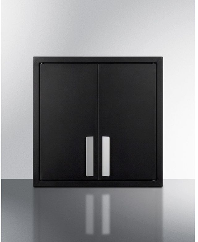 Summit 18" Jet Black Wall Cabinet-0