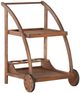 Linon Catalan Acorn Wooden Outdoor Trolley-0