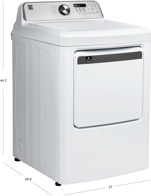 Kenmore® 7 Cu. Ft. White Electric Dryer with Sensor Drying System-1
