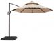 Furniture of America® Nuti Beige Aluminum/Fabric Outdoor Patio Umbrella and Base-1