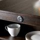 Furniture of America® Lescles 3-Piece Dark Cherry/Gray Counter Set-4