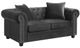Elements International Greenwich Slate Broadway Loveseat-1