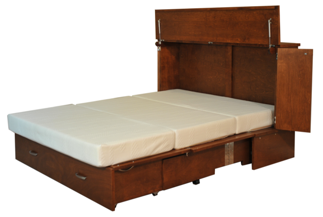 CabinetBed™ Park Avenue Premium Folding Queen Bed-0