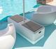 Homecrest™ Outdoor Living Customizable In-Pool Plastic 18" x 47" Outdoor Coffee Table with Soft Touch-1