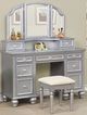 Furniture of America® Athy 3-Piece Silver Vanity Set-1