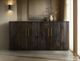 International Furniture Direct Balam Black Console-1