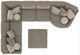 Jackson Furniture Turner 6-Piece Mushroom Sectional with Ottoman-5