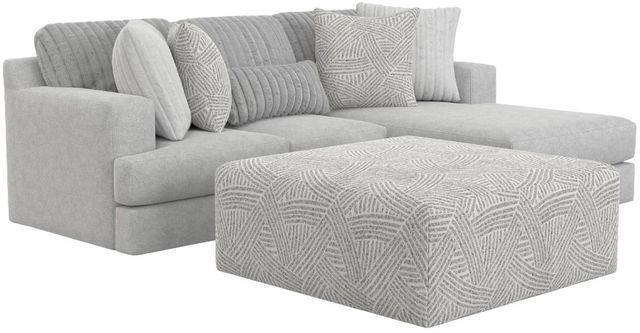 Jackson Furniture Logan 3-Piece Gray Right Side Facing Chaise Sectional-0
