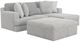 Jackson Furniture Logan 3-Piece Gray Right Side Facing Chaise Sectional-0