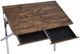 ACME Furniture Callers Chrome/Weathered Oak Writing Desk-4
