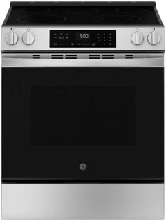 GE® 500 Series 30" Stainless Steel Slide-In Electric Range