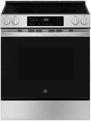 GE® 500 Series 30" Stainless Steel Slide-In Electric Range