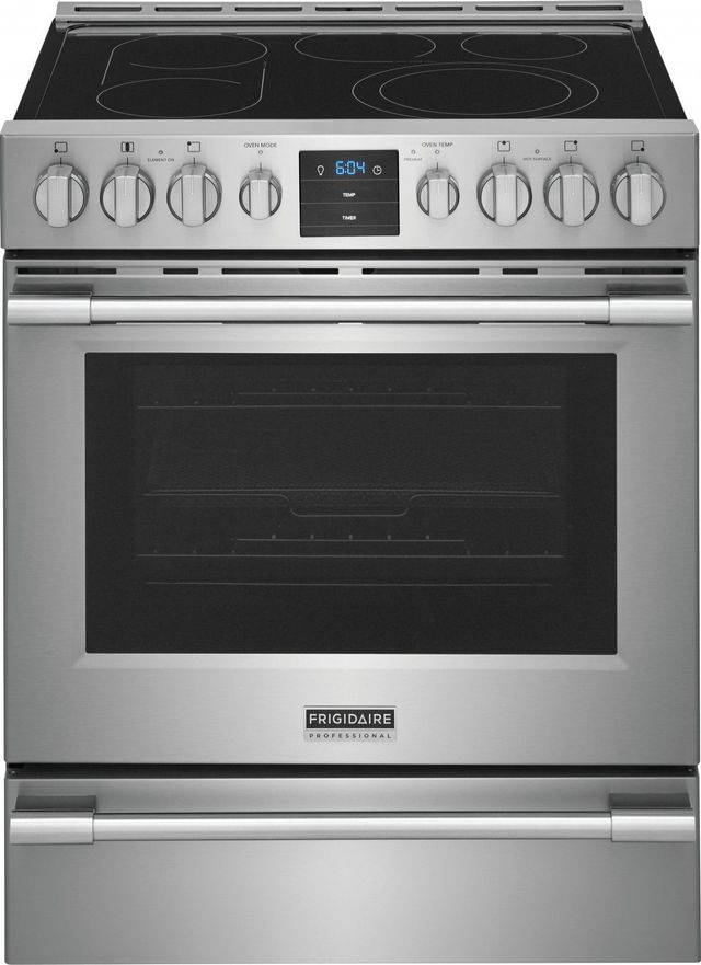Frigidaire Professional® 30" Stainless Steel Freestanding Electric Range