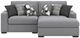 Benchcraft® Bealton 2-Piece Salt and Pepper Right-Arm Facing Sectional and Chaise-1