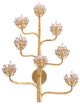 Currey & Company Agave Americana Dark Contemporary Gold Leaf Wall Sconce-0