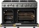 Viking® 5 Series 48" Damascus Gray Pro Style Gas Range-1
