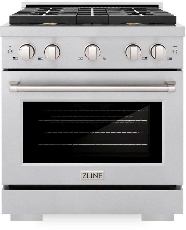 ZLINE Paramount 30" Satin Stainless Steel Pro Style Dual Fuel Range-0