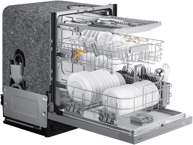 Samsung 24" Stainless Steel Fingerprint Resistant Top Control Built-In Dishwasher-4
