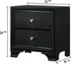 Crown Mark Micah Black Nightstand-2