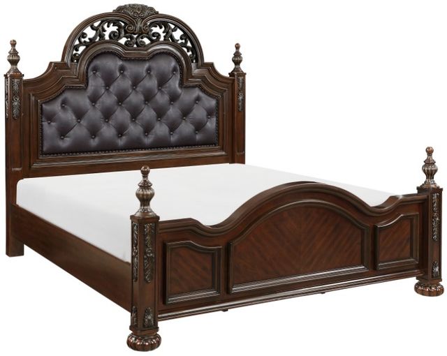 Homelegance® Adelina Brown California King Panel Bed-0