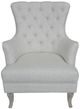 Forty West Brayden White Accent Chair-1
