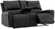 Signature Design by Ashley® Danemere Black Manual Double Reclining Loveseat with Console-3