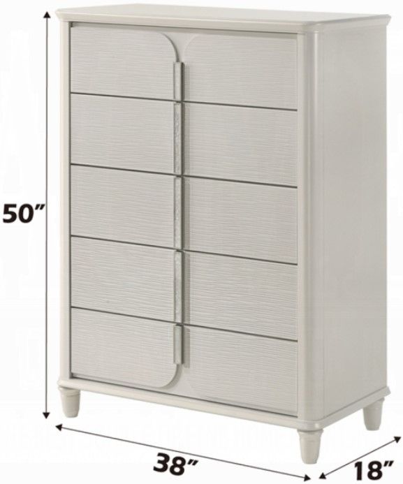 ACME Furniture Laveda Pearl White Chest-2