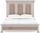 A.R.T. Furniture® Alcove Belgian Ivory/Washed Maple King Panel Bed-3