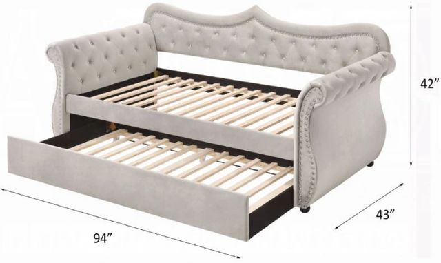 ACME Furniture Adkins Beige Youth Twin Daybed with Trundle-2