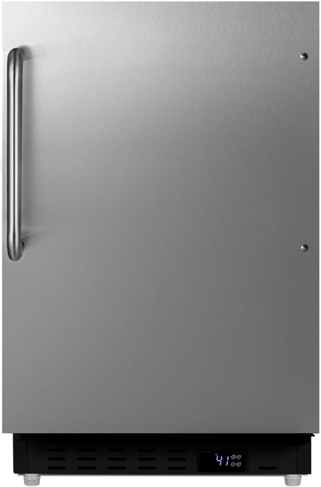Summit® 3.5 Cu. Ft. Stainless Steel Under The Counter Refrigerator-0