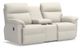 La-Z-Boy® Jay Beige Reclining Loveseat with Console-0