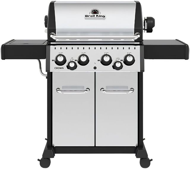 Broil King® Crown™ S 440 4-Burner Stainless Steel Freestanding Natural Gas Grill-0