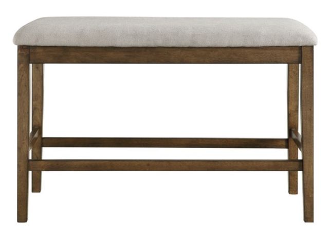 Homelegance® Balin Gray/Light Oak Counter Height Bench-2